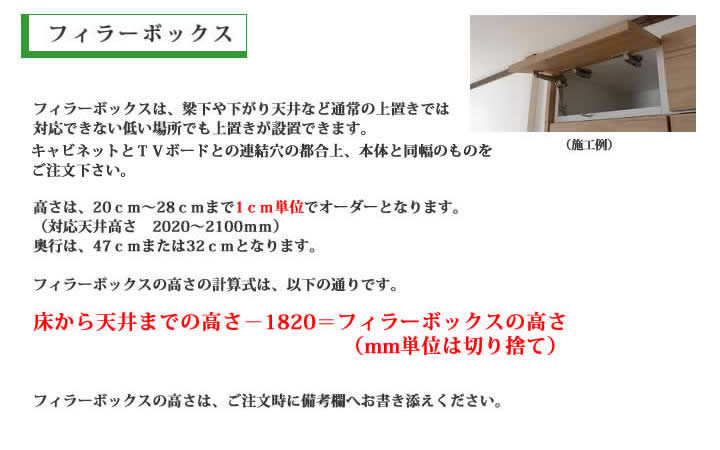【条件付きで開梱設置】MGver.3 EVE2　FB60　幅60cmフィラーボックス　奥行D47/D32...