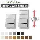 【ポイント10倍 〜5/16 AM9:59まで】カウンター下すきまくん CSD-TH 奥行35cm幅41〜60cm 高さ60〜103cmオーダーカウンター下収納...