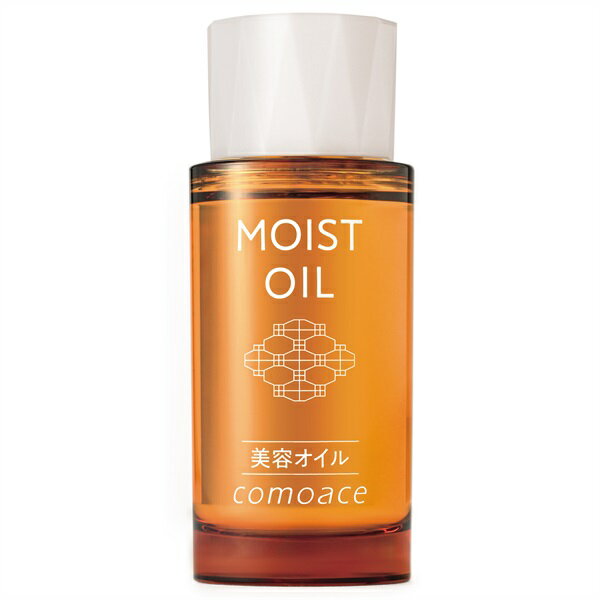 【美容オイル】コモエース モイストオイル｜30mL｜やさしいフローラル調の香り 敏感肌 乾燥肌 顔 全身 ひじ ひざ 髪 精油 保湿 うるおい アルガン ホホバ カンゾウ根 バクチオール セリシン ピュアセリシン パラベンフリー アルコールフリー 無添加 コモエース セーレン