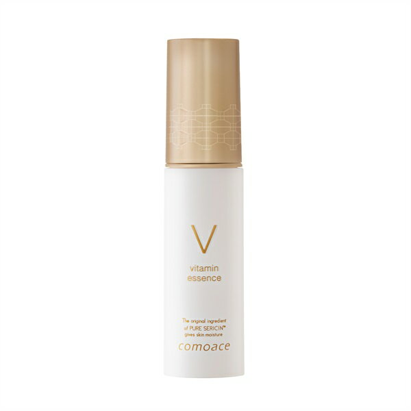 【高機能ビタミン美容液】ピュアセリVエッセンス｜30mL｜しわ 保湿 エイジングケア ビタミンA ビタミンB5 ビタミンC ビタミンE セリシン ピュアセリシン ビタミン 美容液 パラベンフリー アルコールフリー 無添加 アレルギーテスト済 コモエース セーレンのサムネイル