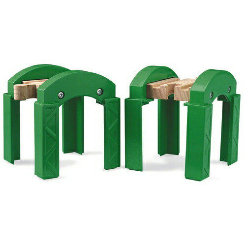 木のおもちゃ ブリオ/BRIO 木製レール アクセサリ 積み上げサポート FSC認証 おうち時間 子供 入園 2