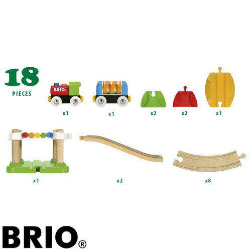 ブリオ BRIO マイファースト ビギナーセット木製 レールセット FSC認証 おうち時間 子供 3