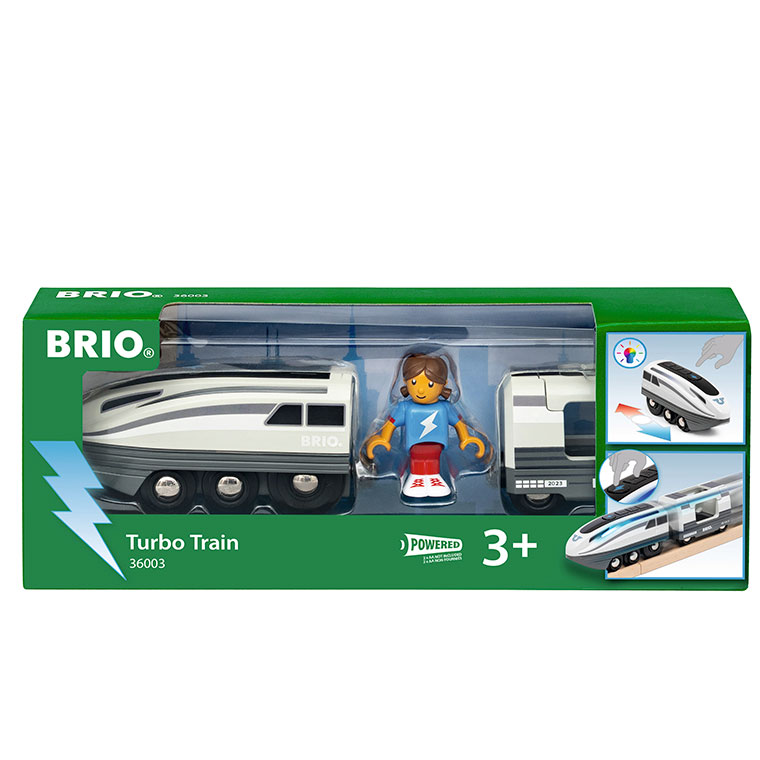 BRIO ブリオ ターボトレイン 木製レール 知育玩具 ごっこ遊び レールトイ おうち時間 子供 入園 2