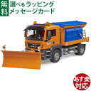 Bruder ブルーダー 正規輸入品 ドイツ MAN TGS 除雪車 03785 1/16 ミニカー はたらくくるま ごっこ遊び おうち時間 外遊び 子供