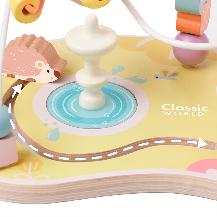 木のおもちゃ ルーピング Classic WORLD クラシックワールド グレース ガーデン ビーズ 18か月 出産祝い ハーフバースデー おうち時間 子供 初節句 女の子 3