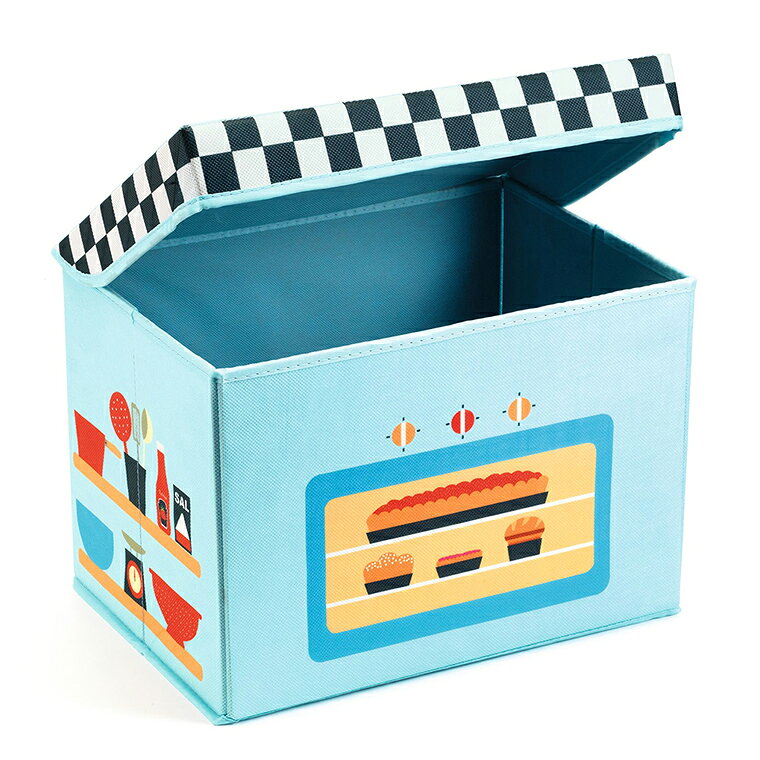 おもちゃ 収納 DJECO ジェコ ストレージボックス クッカー おもちゃ箱 おかたづけ おうち時間 子供 [2]