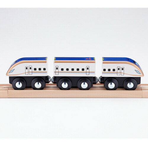 ＼ぐんまちゃんとセットで送料無料／LPメール便OK 木製レール 北陸新幹線 ポポンデッタ mokuTRAIN モクトレイン E7系新幹線 かがやき004 3歳以上 おうち時間 子供