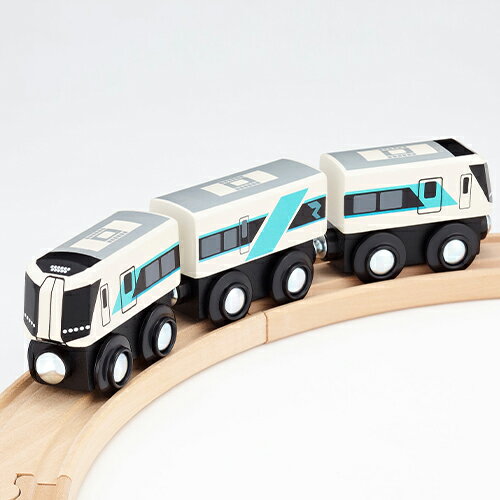 ＼ぐんまちゃんとセットで送料無料／LPメール便OK 木製レール 東武鉄道 ポポンデッタ mokuTRAIN モクトレイン 東武500系リバティ【036】 3歳以上 おうち時間 子供