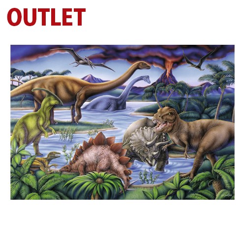 恐竜のパズル アウトレット品 パズル 子供用 Ravensburger ラベンスバーガー 恐竜たちの遊び場（35ピース）4歳 おうち時間 子供