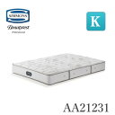 【開梱設置付】シモンズ マットレス AA21231 エクストラハード SIMMONS シモンズベッド ビューティレストプレミアム キングマットレス ポケットコイル ウレタン K 6.5インチ 正規品 厚さ24.5cm(3)