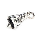 百合紋章 ベル ペンダント ネックレス シルバー925 silver925 チェーン ゴシック系 ベル メンズ レディース ベル型 鈴 アクセサリー sd