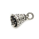 ゴシック ベル ペンダント ネックレス シルバー925 silver925 ゴシック系 ジュエリー メンズ レディース ベル型 鈴 アクセサリー sd