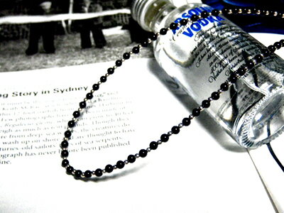 Silver&オニキス数珠連結チェーン【30cm】ネックレス オニキス チェーン パワーストーン メンズ レディース アクセサリー シルバー925 天然石 黒い...