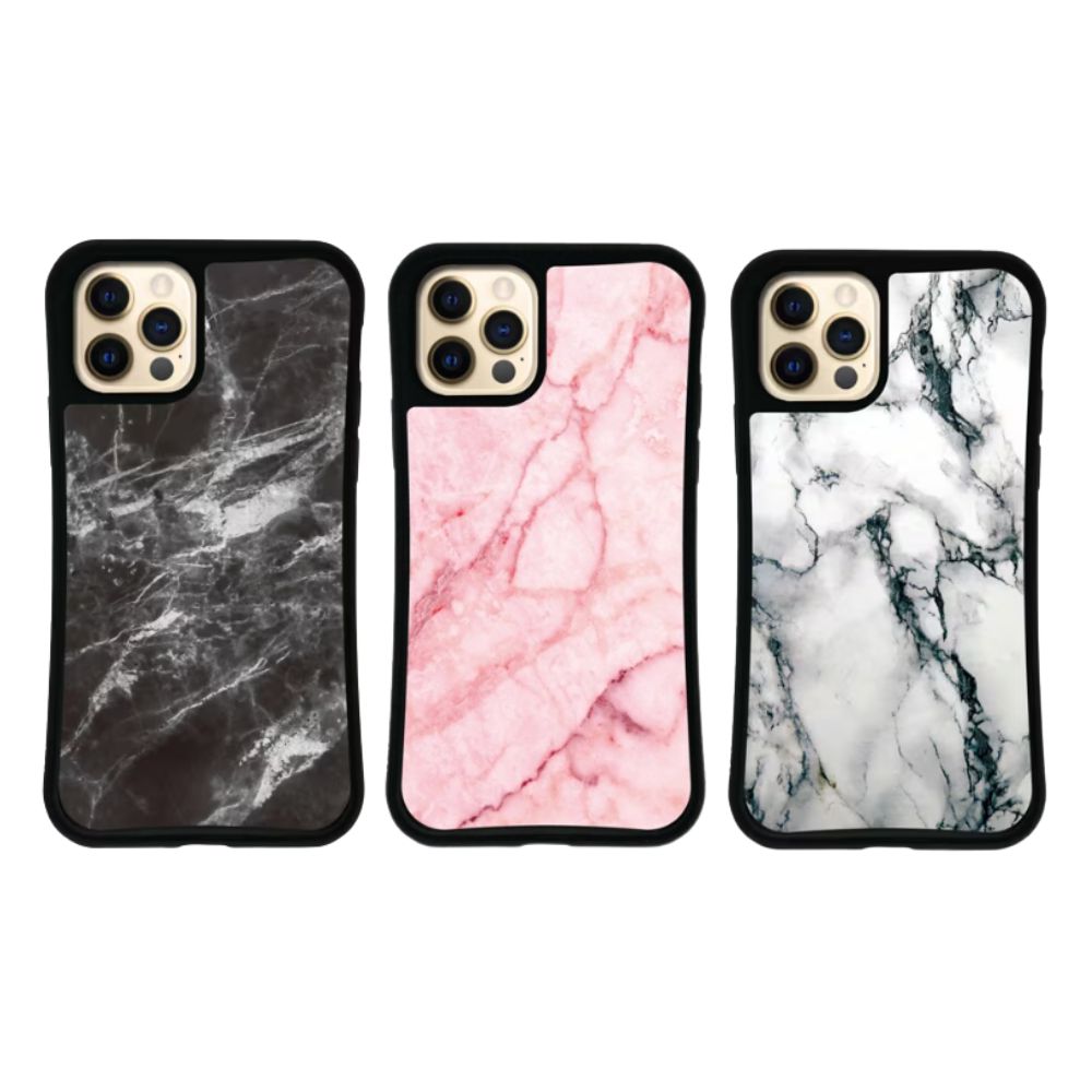 Rakuten - ＼5月限定エントリーでP10倍／【人気】iPhoneケース ケースオクロック iPhone 12 iPhone 12Pro ケース WAYLLY-MK 大理石 ブラック 大理石 ピンク 大理石 ホワイト 耐衝撃 抗菌 Apple アップル アイフォン アイホン スマホカバー スマホケース スマホ保護 人気