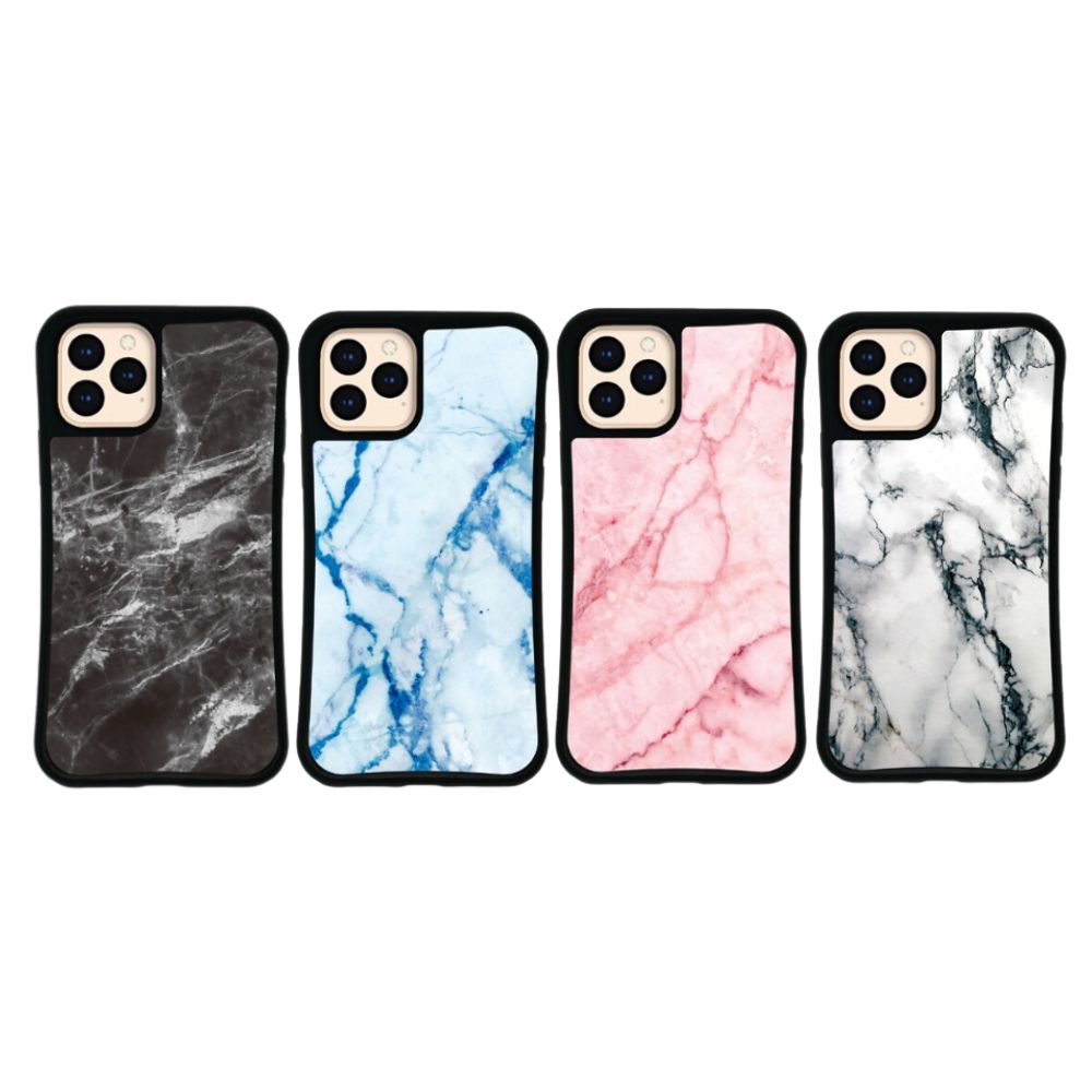 Rakuten - ＼6月限定エントリーでP10倍／【人気】iPhoneケース ケースオクロック iPhone 11Pro ケース WAYLLY-MK 大理石 ブラック 大理石ブルー 大理石 ピンク 大理石 ホワイト 耐衝撃 抗菌 Apple アップル アイフォン アイホン スマホカバー スマホケース スマホ保護 人気