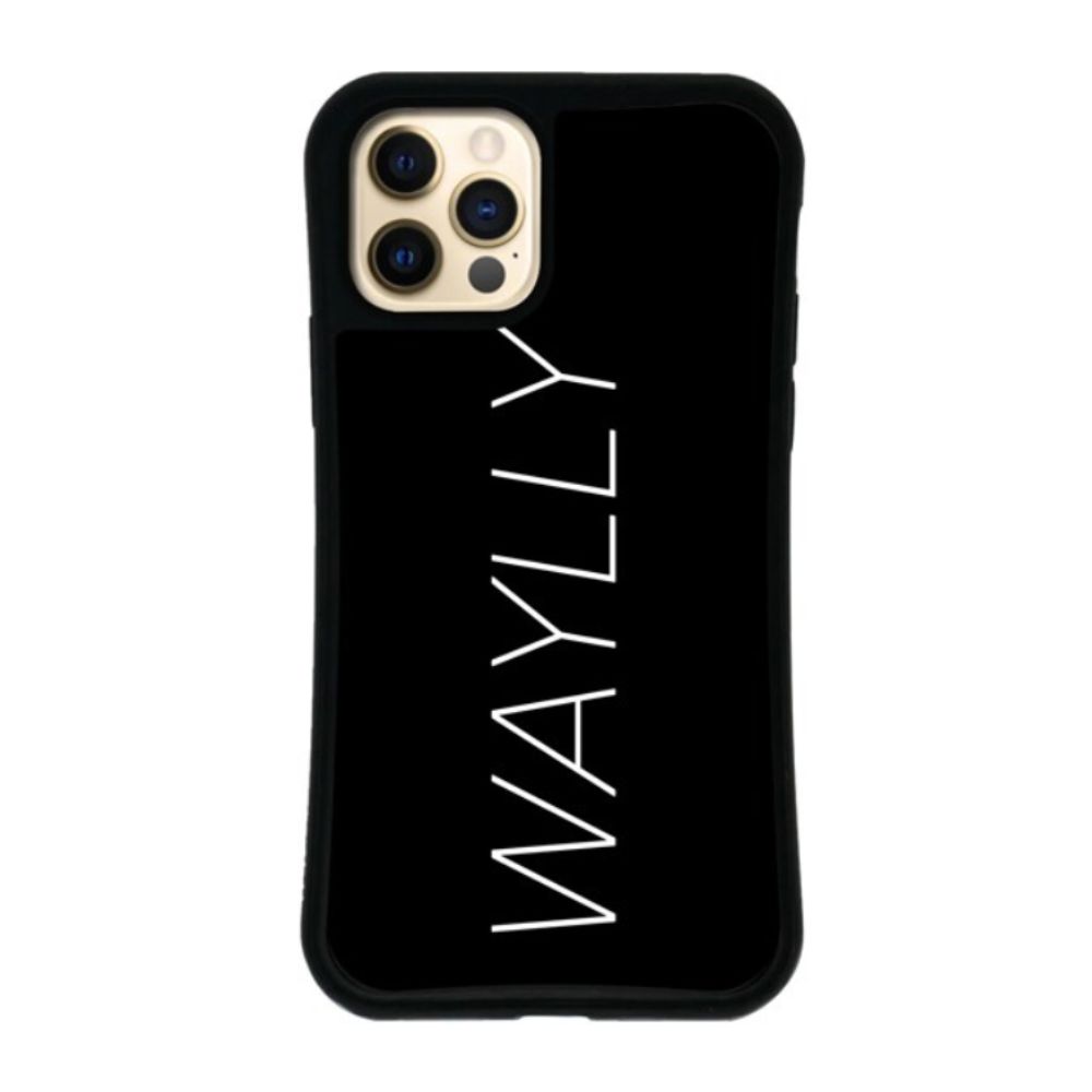 Rakuten - ＼6月限定エントリーでP10倍／【人気】iPhoneケース ケースオクロック iPhone 11 iPhone 11Pro iPhone 12 iPhone 12Pro ケース WAYLLY-MK ドレッサー ビッグロゴ WAYLLY ブラック 耐衝撃 抗菌 Apple アップル アイフォン アイホン スマホカバー スマホケース スマホ保護 人気