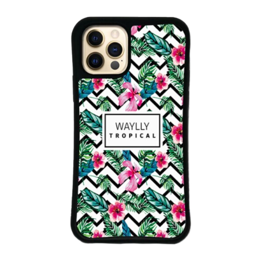 ＼6月限定エントリーでP10倍／【人気】iPhoneケース ケースオクロック iPhone 11 iPhone 11Pro iPhone 12 iPhone 12Pro ケース WAYLLY-MK ハイビスカス 耐衝撃 抗菌 Apple アップル アイフォン アイホン スマホカバー スマホケース スマホ保護 人気