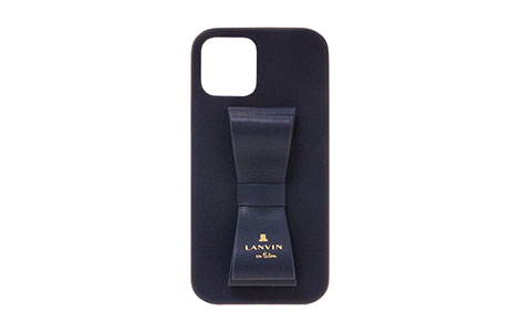 Rakuten - ＼5月限定エントリーでP10倍／iPhone 12_iPhone 12 Pro用 LANVIN en Bleu ハードケース／Ribbon Dark Navy