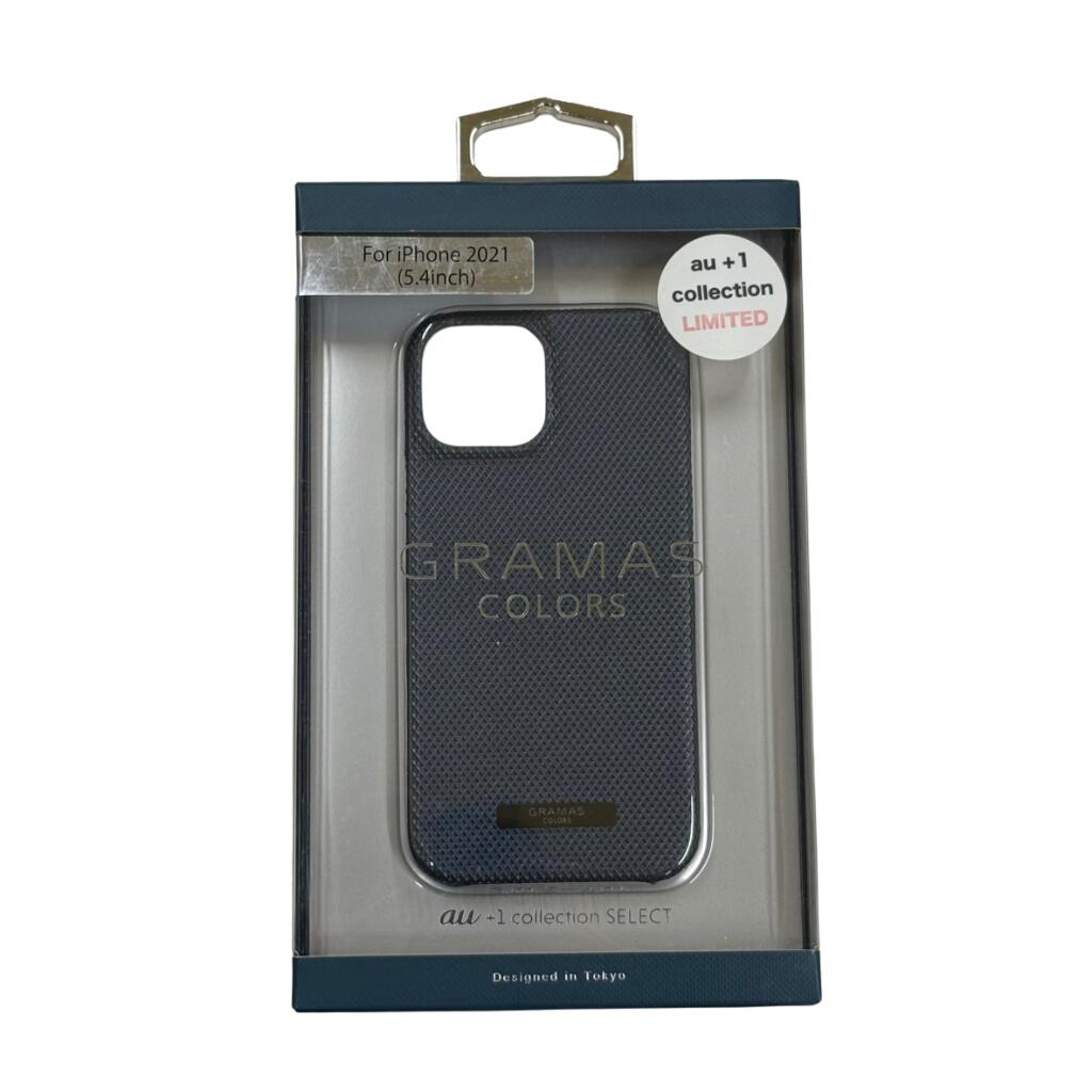 乐天商城 - ＼6月限定エントリーでP10倍／iPhone13 mini GRAMAS COLORS EURO Passione 2 Shell Case メタリックネイビー　外装箱に焼けあり