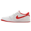 【在庫限り】 NIKE ナイキ メンズ レディース エアジョーダン 1 レトロ ロー OG ホワイト レッド NIKE AIRJORDAN 1 RETRO LO...