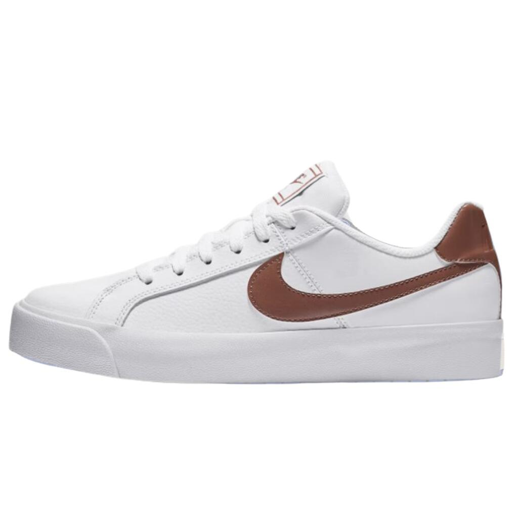 NIKE ナイキ メンズ レディース コート ロイヤル AC ホワイト ブラウン NIKE COURT ROYALE AC 白 茶 AO2810-101 スニー...