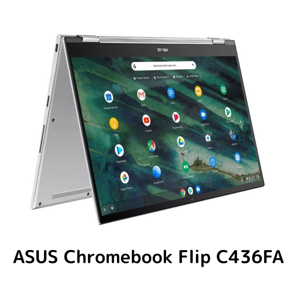 商品名/タイトル ASUS Chromebook Flip C436FA 2-in-1 ノートパソコン【タッチペン付き】状態ランクBS：新品N：未使用開封品A：美品です。使用感もほぼなく、綺麗な状態です。B：良品です。使用感や傷、汚れなどが多少あります。C：使用感や傷、汚れが多く、利用には個人差があります。J：ジャンク品状態良品です。使用感や傷、汚れなどが多少あります。商品仕様/スペック・信じられないほど軽く、驚くほどコンパクトで、驚異的に高性能な最新のChromebookです！・美しい見た目だけでなく、使いやすさに配慮し、人間工学に基づいた使いやすさを併せ持ったデザインとなっています。・画面のベゼル幅を極限まで細くした4面ナノエッジディスプレイ設計によって、従来の13型Chromebook相当のコンパクトな本体に、フルHDの14型大画面ディスプレイの搭載を実現しました。・標準的なホワイトでありながら新しさも取り入れており、見る角度によってホワイトからブルーに、そしてパープル、レッド、ピンクへと微妙に色が変化します。・最小限のスペースで最大の画面サイズを確保できるように設計した最新の4面ナノエッジディスプレイは、息をのむほどに美しく、圧倒的な没入感と共にあなたの目を釘付けにします。ベゼル幅は左右でわずか4.9mm1しかなく、使用感はまるでフレームレスかのようです。高解像度の液晶ディスプレイは鮮明でクリアな画面を映し出し、あなたの想像力を刺激します。・液晶ディスプレイを360°回転させることができます。・1度の充電で最長12時間の連続稼働が可能です。・Wi-Fi 6に対応する無線LAN機能を搭載しており、有線LANよりも高速な最大2.4Gbps3のデータ転送速度を実現しています。・大容量のファイルを気軽にアップロードしたりダウンロードしたりすることができ、高解像度の動画もスムーズに再生することが可能です。・高速な無線LAN機能によって、ビジネスもプライベートももっと快適になります。・タイピングのしやすさにこだわり、キーボードにはフルサイズのバックライト付きキーボードを搭載しました。指紋認証センサーはもちろん、タッチパッドはキー入力の際に手のひらが触れても誤動作しないパームリジェクション技術を搭載し、さまざまな操作を行えるマルチタッチジェスチャーにも対応しています。 ・無指向性のスピーカーを搭載し、ノートPCモードやタブレットモードなど、本体がどのモードになっていても変わることなく臨場感のあるサウンドを鳴らすことができます。・高い汎用性を持つUSB3.1(Type-C/Gen1)を2ポート搭載しており、USB-Cで本体の充電を行ったり、各種USB-C対応の周辺機器を使用したりすることができます。OS：Chrome OSCPU：Intel Core i5-10210Uメモリ：8GBストレージ：SSD 256GBバッテリー：約11.8時間画面サイズ：14インチBluetooth：あり入力コネクター：USB 3.2 Gen 1 Type-C ×23.5mm オーディオジャック ×1microSDカードスロット ×1カラー：ブラックサイズ：幅 約 319.5 × 奥行 約 208 × 厚さ 約 13.76 mm質量：約1.15kg取り扱い/注意事項【保証】・ご購入から30日以内による商品の初期不良については交換または返金で対応致します。・落下や水没などの不注意による故障は保証の対象外となりますのでご了承ください。【注意事項】・通信の利用可否はこちらでは分からないためキャリアまでご確認ください。・利用制限△は、現状問題なく利用できますが、債務の不履行等によりご利用が制限される可能性がございます。・モニターの発色の具合によって実際のものと色が異なる場合がございますのでご了承ください。・すり替え防止のため一部商品のIMEIやシリアルナンバーを控えておりますのでご了承ください。・間違い購入での返品は未開封の場合のみ送料お客様負担にてお受けすることが可能です。＜商品キーワード＞ASUS Chromebook Flip C436FA C436FA-E10068 ランクA 2-in-1 ノートパソコン タブレット PC 14インチ Chrome OS Intel Core i5-10210U メモリ 8GB ストレージ 256GB フルHD Bluetooth Wi-Fi 6 指紋認証 タッチパッド クアッドスピーカー