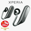 【訳あり新品】 ソニー SONY 完全ワイヤレスイヤホン Xperia Ear Duo XEA20 RS8E001K ブラック Black 黒 オープンイヤー 音導管設計 Nランク