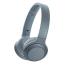 ソニー SONY ワイヤレス ステレオ ヘッドホン h.ear on 2 Mini Wireless WH-H800 ブルー ハイレゾ対応 小型 軽量 密閉ダイナミック型 高音質 ハンズフリー通話 Bluetooth ペアリング ソニー ヘッドセット ヘッドホン キャリングポーチ付き マイク付 人気(2)