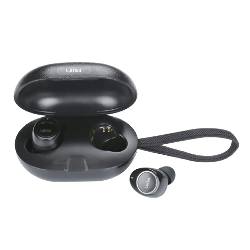 【ブラックフライデー10%OFF】【中古品】UiiSii 完全ワイヤレスイヤホン TWS60 ブラック Bluetooth Ver.5.0 通話・再生 最大約4...