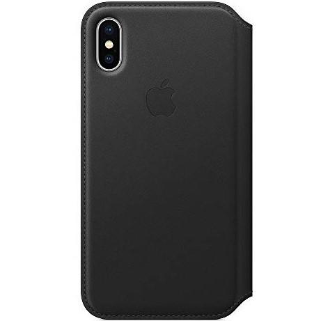 【保護フィルム付】 純正品 Apple iPhone X / XS スマホケース ブラック 手帳型 レザー フォリオ スマホカバー ワイヤレス充電対応 MQRV2FE iPhone 10 アップル アイフォン ケース カバー シンプル 人気 無地 おすすめ 正規品 新品 あす楽 メール便発送 2