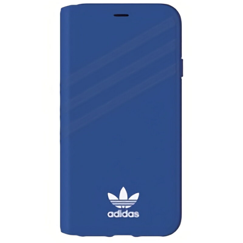 【P2倍】adidas iPhone X XS Blue White ブルー ホワイト スマホケース 手帳型 スポーツ Originals Booklet case 10 Apple アップル アディダス アイフォン 青 白 スマホカバー ブックタイプ ブランド