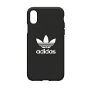 アディダス スマホケース メンズ adidas iPhone X XS ブラック スマホケース ハードケース スポーツ Originals adicolor 10 Apple アップル アディダス アイフォン 黒 スマホカバー ブランド