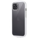 【ポイント10倍】iPhone 13 耐衝撃 ハイブリッド ケース Duality ホワイト クリア LP-IM21PLDWH LEPLUS 光沢 高透明 精密設計 背面クリ..