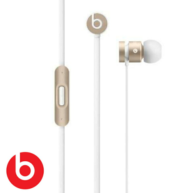 【P5倍】【中古】Beats by Dr Dre urBeats イヤフォン MLLH2PA/A ゴールド Gold イヤホン カナル型 密閉型 イヤーチップ ビーツバイドクタードレ Bluetooth Apple ワイヤード ケーブル 有線 ミニプラグ マイク ハンズフリー 軽量設計 シンプル 人気 ランクA あす楽対応