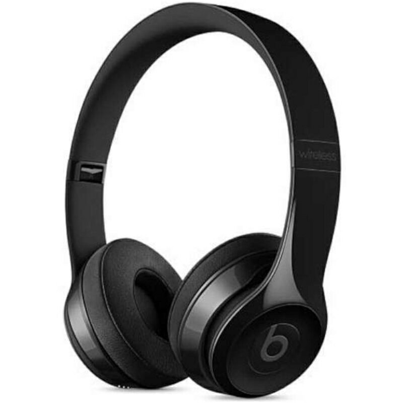 【中古】Beats by Dr.Dre Beats solo 3 Wireless ワイヤレスヘッドホン グロスブラック MNEN2PA/A ビーツ バイ ドクター ドレ 高品質 Bluetooth ヘッドホン 連続再生 40時間 ソロ スリー ワイヤレス マイク内臓 折り畳み 人気 Apple iPhone Bランク あす楽対応