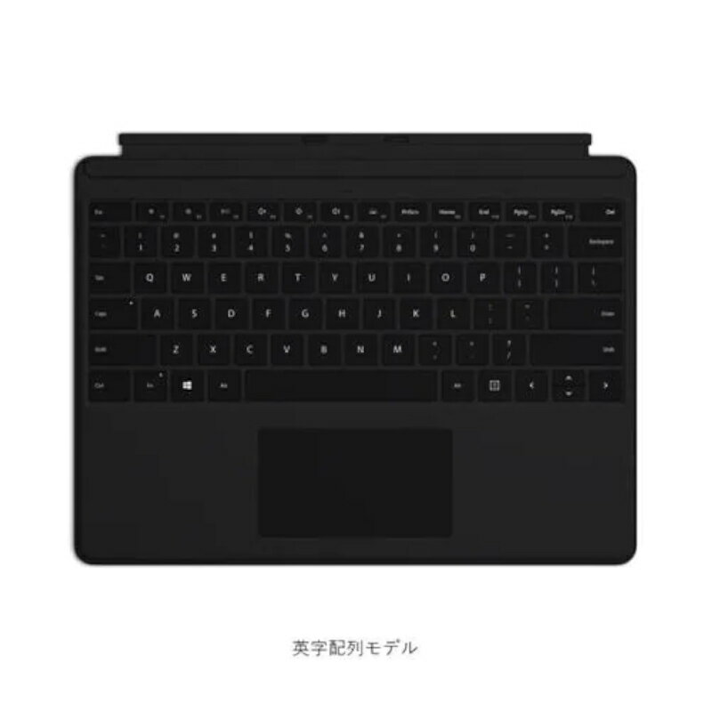 Microsoft Surface Pro X 法人向け Surface Pro タイプ カバー 英語版 英語配列 US ブラック QJX-00021 マイクロソフト プロ サーフェス キーボード 快適 タブレット スタイリッシュ コンパクト 簡単 手軽 軽量 ビジネス 人気 送料無料 あす楽対応