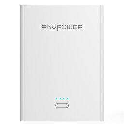 【中古品・新古品】RAVPower 10400mAh モバイルバッテリー RP-PB-108-WH ホワイト ポータブル充電器 携帯充電器 ポータブルバッテリー 携帯バッテリー 大容量 iPad iPhone アイフォン スマホ 携帯電話 Android Xperia AQUOS Galaxy Huawei 人気 あす楽対応