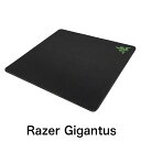 【中古】 RAZER レイザー ゲーミング マウスパッド Gigantus RZ02-01830200-R3M1 ブラック 大型 大判 縦横45センチ ウルトララージサイズ Game ゲーム プレイ ラバー フラット 布地 高密度フォーム トラッキング Aランク
