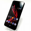 SHARP AQUOS zero ブラック 128GB 本体のみ ランクB SIMロック解除済 シャープ アクオス ゼロ 801SH 【中古】