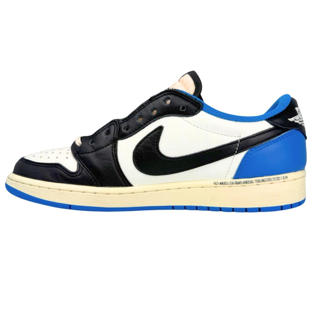 【中古】NIKE Travis Scott × Fragment × Nike Air Jordan 1 Low OG SP トラヴィススコット フラグメント ...