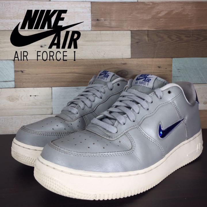 Rakuten - ＼5月限定エントリーでP10倍／【中古】NIKE AIR FORCE 1 '07 LV8 ナイキ エア フォース 1 '07 LV8 レザー ウルフグレー 27cm U03937 AJ9507-002