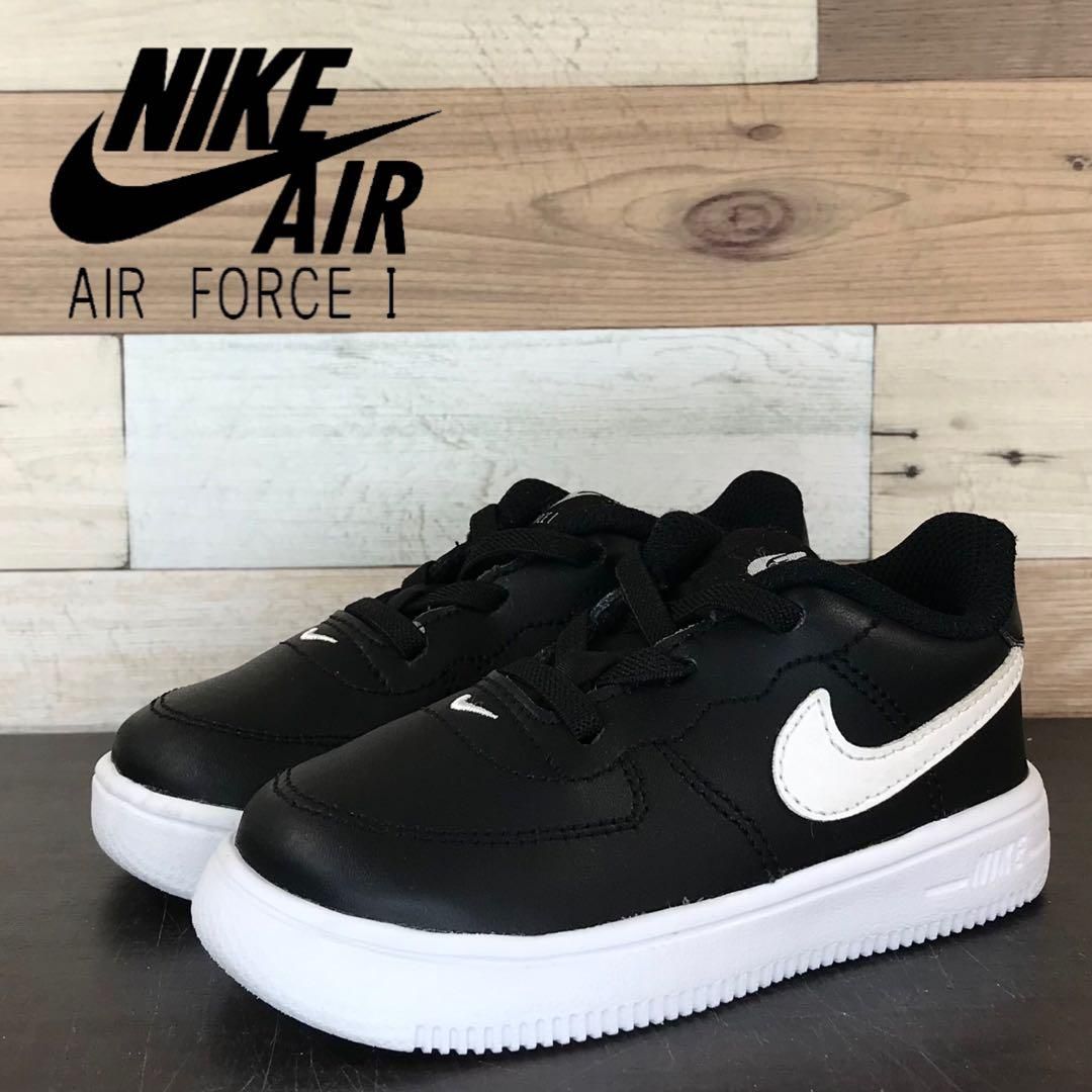 Sneakers - ＼5月限定エントリーでP10倍／【中古】NIKE AIR FORCE 1 ナイキ エア フォース 1 ベビー BLACK ブラック 13cm U08445 905220-002