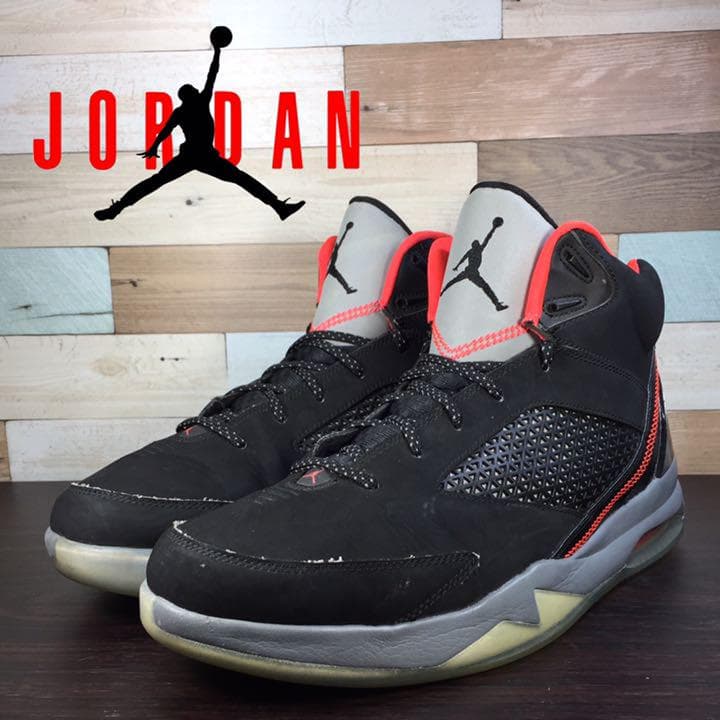 乐天商城 - ＼6月限定エントリーでP10倍／【中古】NIKE AIR JORDAN FLIGHT REMIX ナイキ エアジョーダン フライト リミックス ブラック 28cm U08857 679680-020