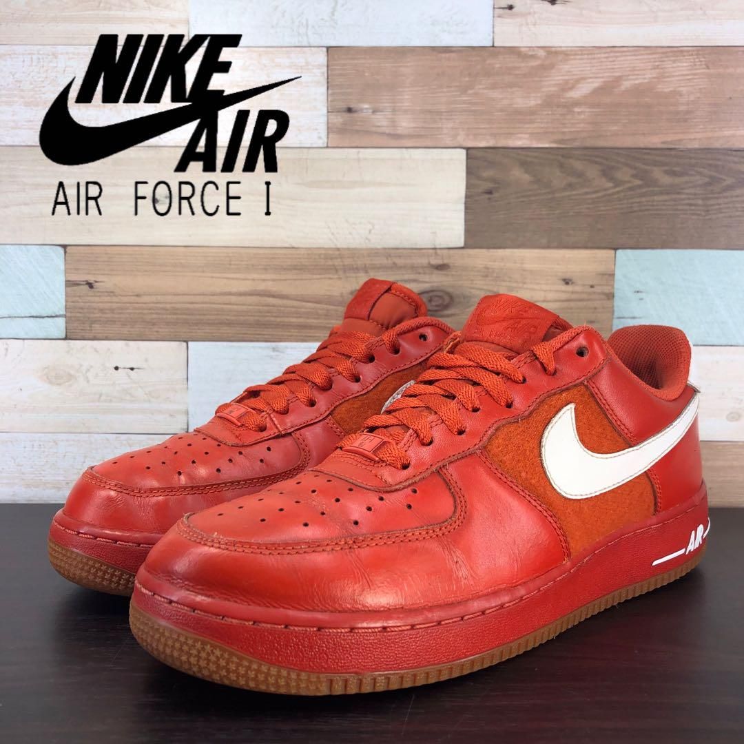 Rakuten - ＼5月限定エントリーでP10倍／【中古】NIKE AIR FORCE 1 LOW ナイキ エア フォース 1 ローカット オレンジ ホワイト 26.5cm U08903 315122-800