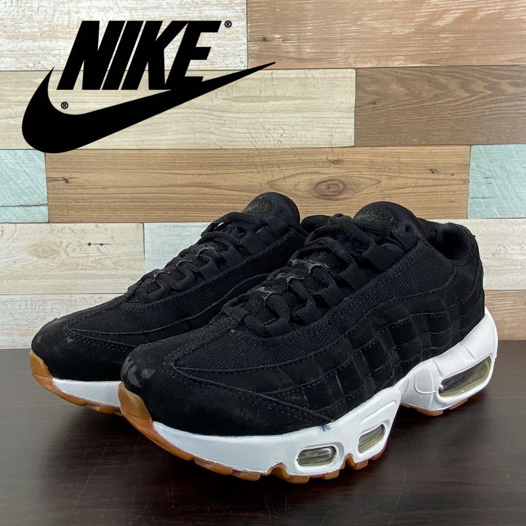 乐天商城 - ＼6月限定エントリーでP10倍／【中古】NIKE AIR MAX 95 ナイキ ウィメンズ エア マックス 95 ブラック ブラックアンスラサイト 23cm U10130 307960-017