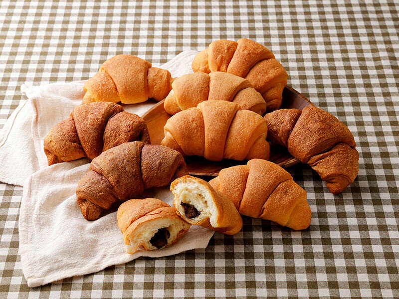 クロワッサンセットミニ（3種類9個入）ロングライフパン 保存食 お取り寄せ 日持ち する 長期保存 備蓄 非常食 まとめ買い 常温 朝食 ランチ お米の替わりに 誕生日 ギフト 手土産 土産 新生活 引っ越し 春のご挨拶 2