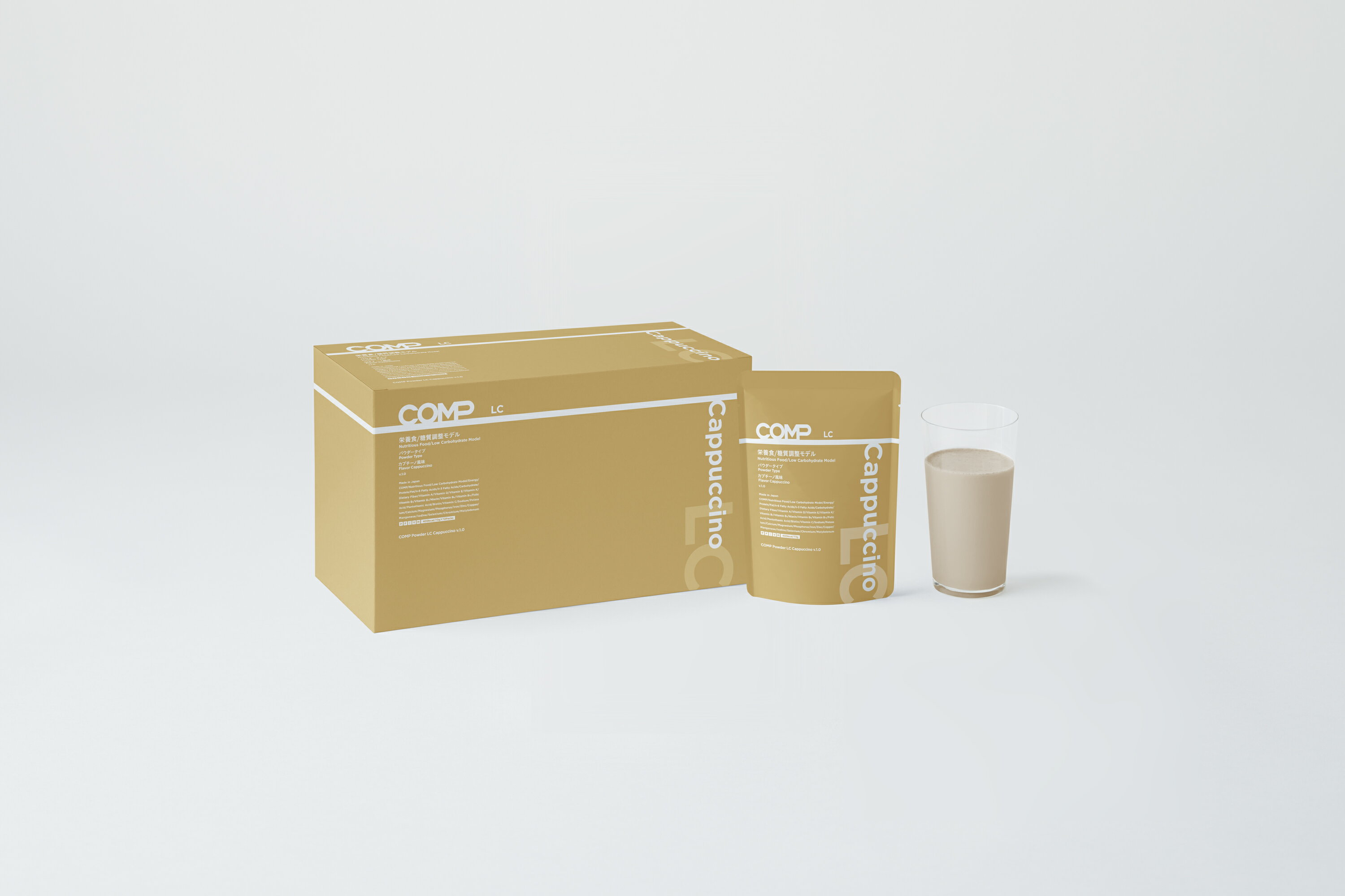 COMP Powder LC Cappuccino v.1.01/73g x 124.8g/400kcalѤ25g/400kcal Х󥹱ܿ Ĵǥ  ⤿Ѥ ɬܥߥλ ɬܻû 溿û ʪ ӥߥ ߥͥ ݥեΡ