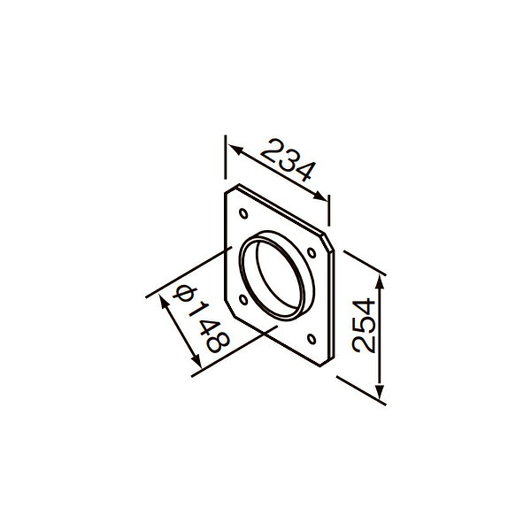 【RH-ML】クリナップ レンジフード 部品 丸ダクト継手
