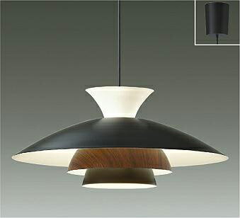 【DPN-40522YE】DAIKO LEDペンダント 引掛シーリング取付式 フランジタイプ ランプ付 非調光 白熱灯120W相当 電球色(2700K) ブラック 大光電機