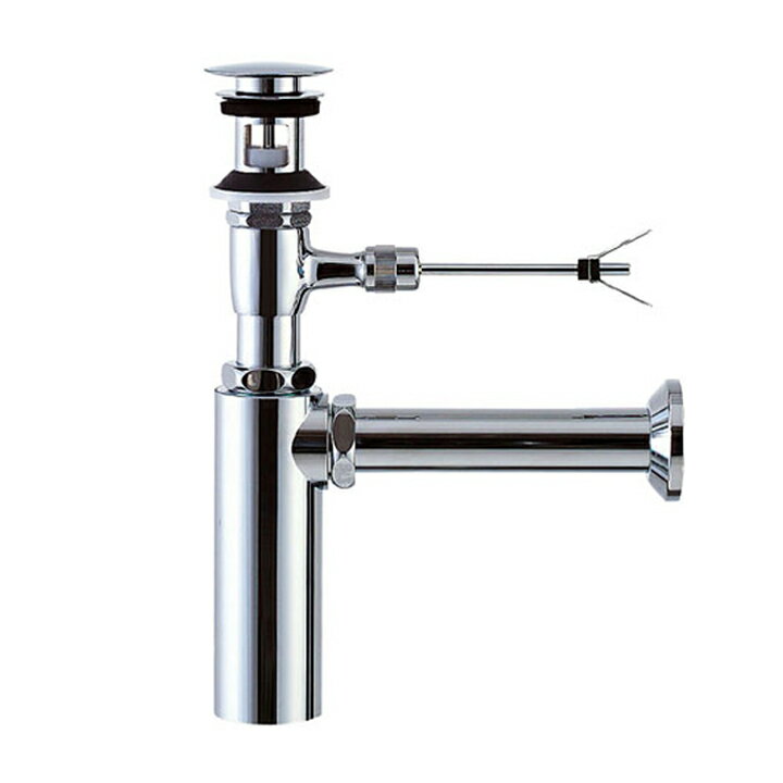 【LF-701PAC】リクシル 洗面器・手洗器用セット金具 ポップアップ式排水金具(呼び径32mm) 壁排水ボトルトラップ(排水口カバー付) 受注生産品 LIXIL